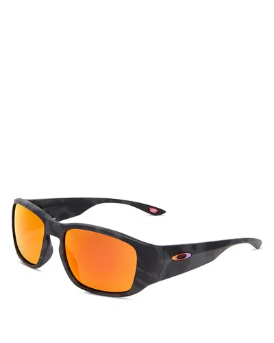 Oakley Heliostat Square-frame Sunglasses In Black