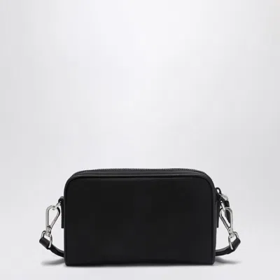 Prada Shoulder Bag In Re-nylon And Black Saffiano Men