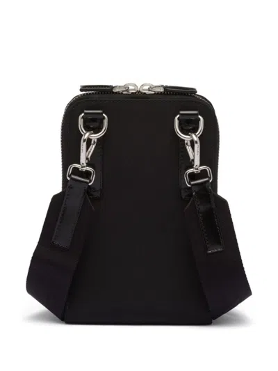 Prada Black Nylon And Leather Phone Case