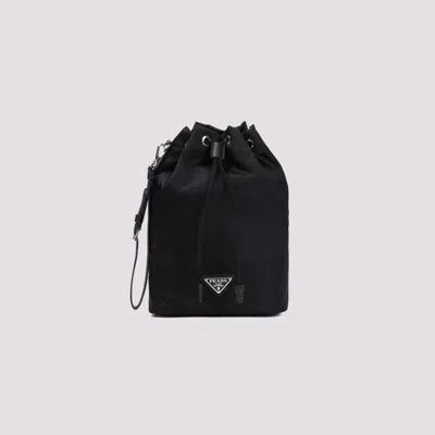 Prada Black Re-nylon Bucket