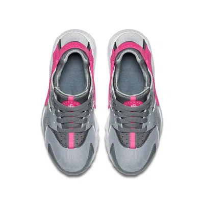 Nike (gs)  Huarache Run 'hyper Pink' In Gray