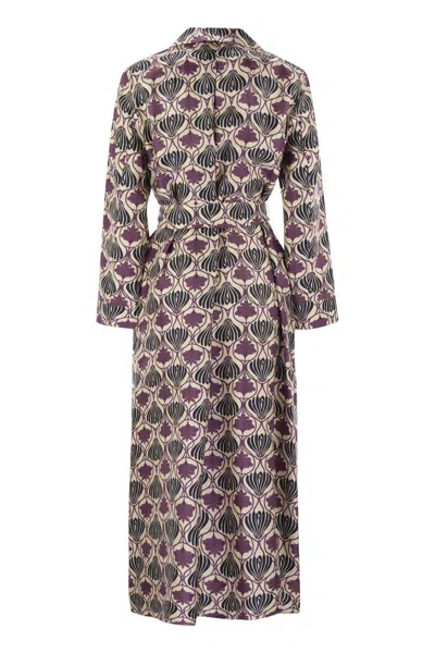 's Max Mara Albert - Printed Silk Kaftan Dress