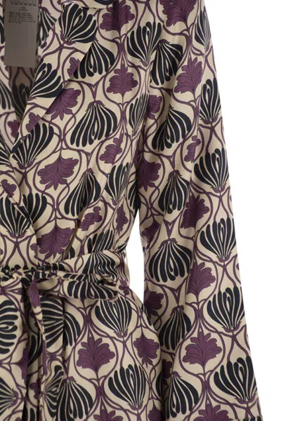 's Max Mara Albert - Printed Silk Kaftan Dress
