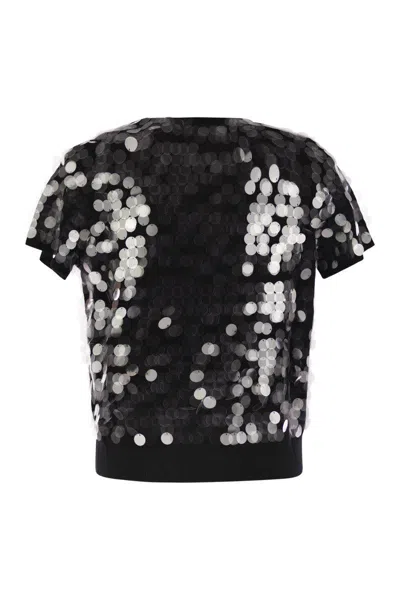Max Mara Studio Saio - Wool Sweater With Sequins