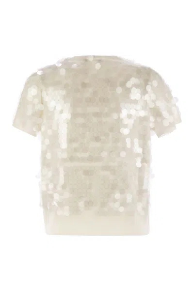 Max Mara Studio Saio - Wool Sweater With Sequins