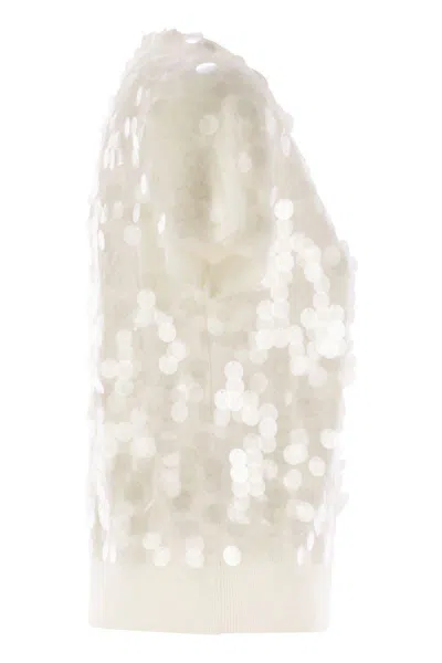 Max Mara Studio Saio - Wool Sweater With Sequins