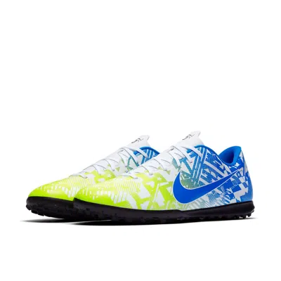 Nike Vapor 13 Club Njr Tf Turf White/volt/black/racer Blue Yellow