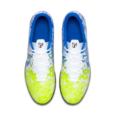 Nike Vapor 13 Club Njr Tf Turf White/volt/black/racer Blue Yellow