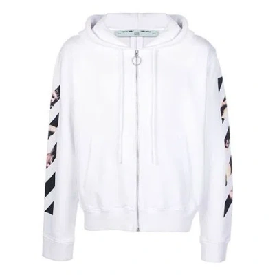 Off-white Ss20 Caravaggio Arrow Slim Zipped For Men White In White