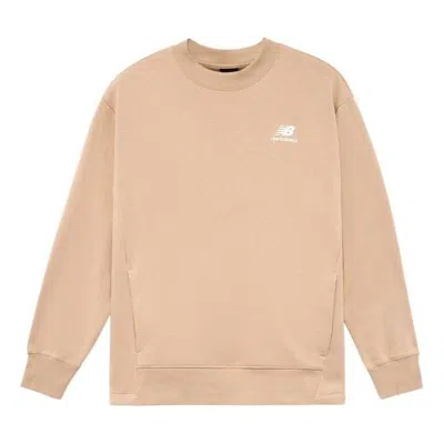 New Balance (wmns)  Sportswear Fleece Sweatshirt 'orange White' In Brown