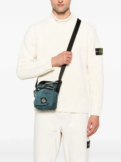 Stone Island Coated Nylon Metal In "econyl® Regenerated Nylon" Accessories Pouch