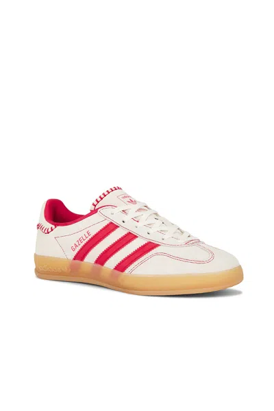 Adidas Originals Gazelle Indoor Leather-trimmed Suede Sneakers In Multi