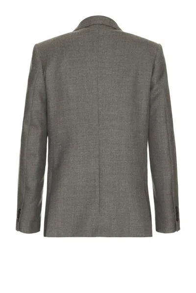 Givenchy Peak Lapel Jacket In Gray