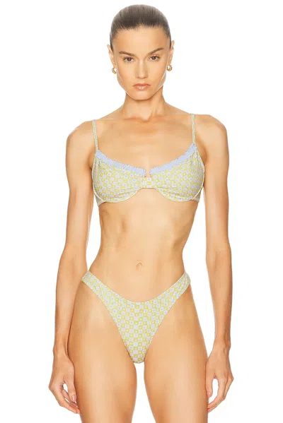 Heavy Manners Ruffled Up Underwire Bikini Top