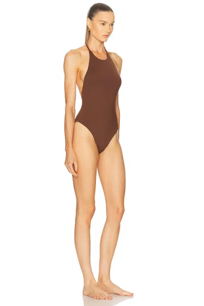 Haight Poli Swimsuit In Brown