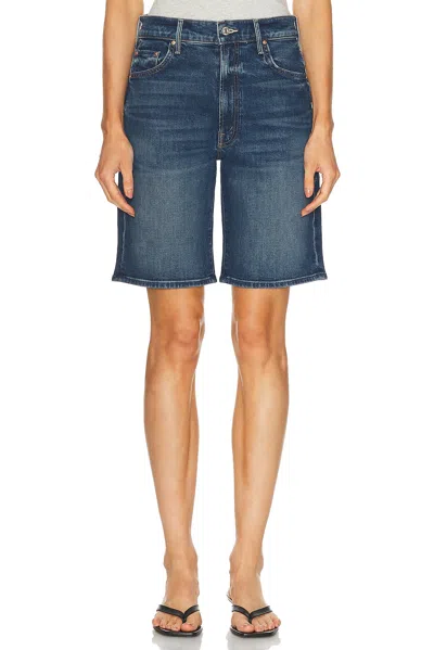 Mother The Undercover Bermuda Short In Blue