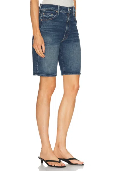 Mother The Undercover Bermuda Short In Blue