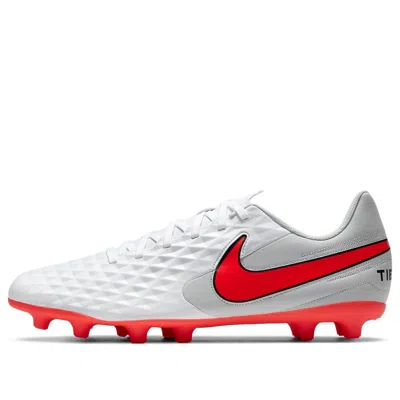 Nike Tiempo Legend 8 Club Fg Mg 'white Flash Crimson' In Red