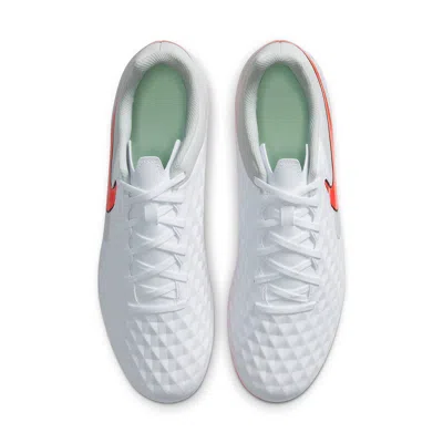 Nike Tiempo Legend 8 Club Fg Mg 'white Flash Crimson' In Red