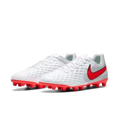 Nike Tiempo Legend 8 Club Fg Mg 'white Flash Crimson' In Red