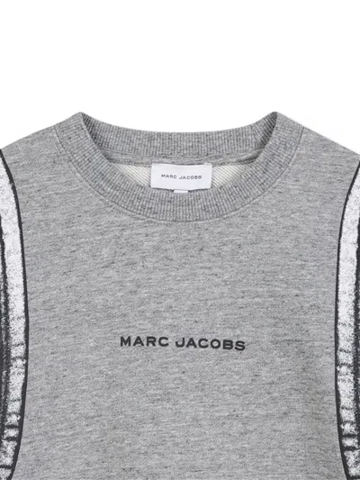 Marc Jacobs Sweatshirt Mit Grafischem Print In Gray