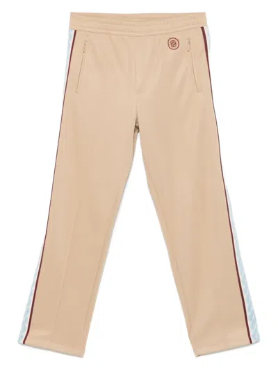 Drôle De Monsieur Jogginghose Mit Streifen In Brown