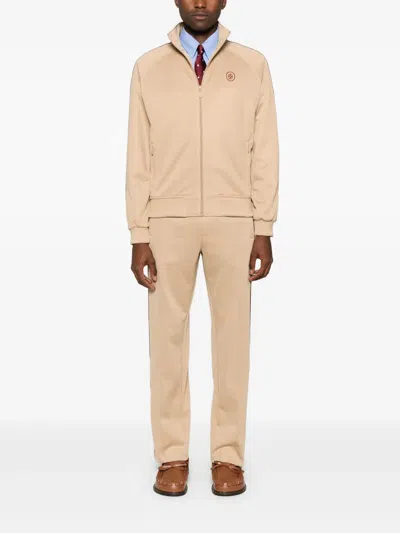 Drôle De Monsieur Jogginghose Mit Streifen In Brown