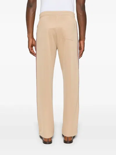 Drôle De Monsieur Jogginghose Mit Streifen In Brown