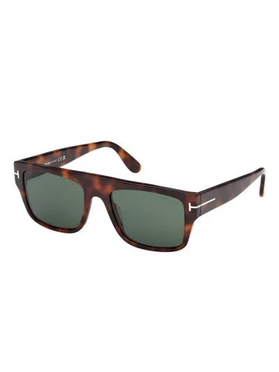 Tom Ford Tortoiseshell Square-frame Sunglasses In Multi