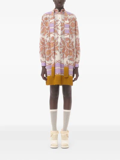 Valentino Minikleid Mit Paisley-print In Multi