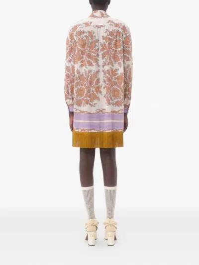 Valentino Minikleid Mit Paisley-print In Multi