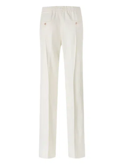 Tom Ford Drawstring Trousers In Neutral