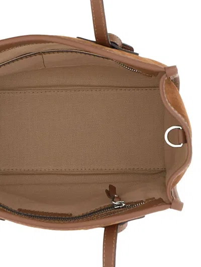 Marcella Club Knot-detail Suede Tote Bag