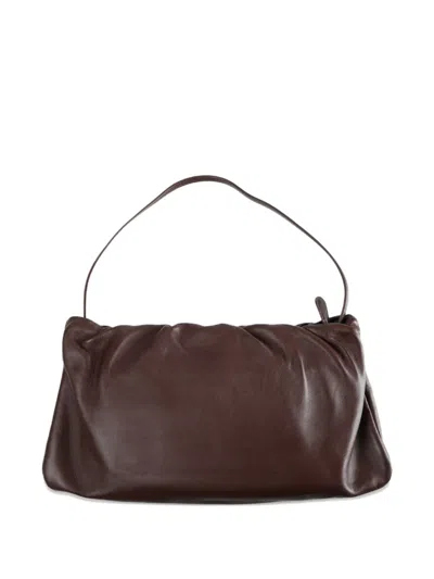 The Row Gathered Leather Tote Bag