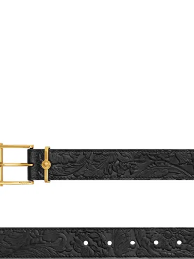 Versace Gürtel Mit Prägung In Black