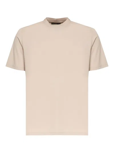 Giuliano Galiano Crew-neck Short-sleeve T-shirt In Pink