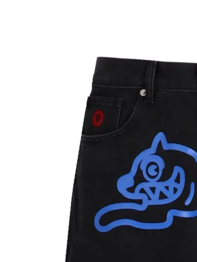 Icecream Running Dog Denim Jeans In Black