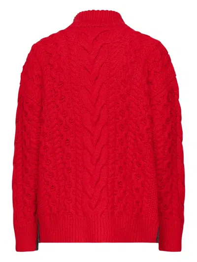Stella Mccartney All-over Woven Sweater In Gray