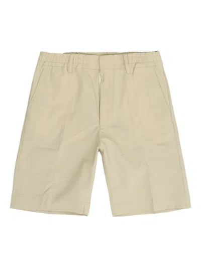 Nn07 Billie Elastic-waistband Shorts In Brown