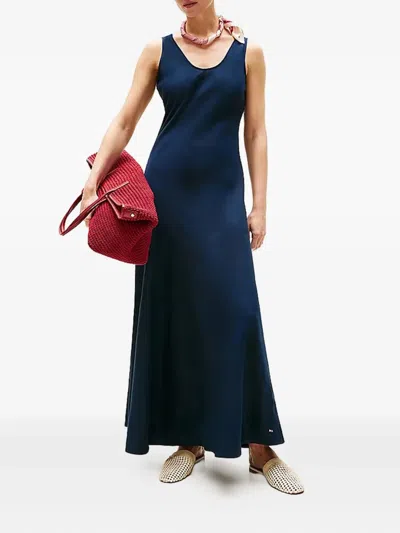 Tommy Hilfiger Linen Blend Maxi Dress