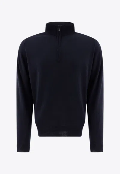 John Smedley Tapton Half-zip Sweater