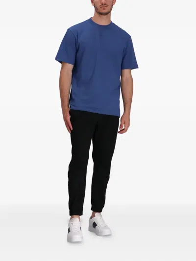 Hugo Boss T-shirt Mit Logo-print In Blue