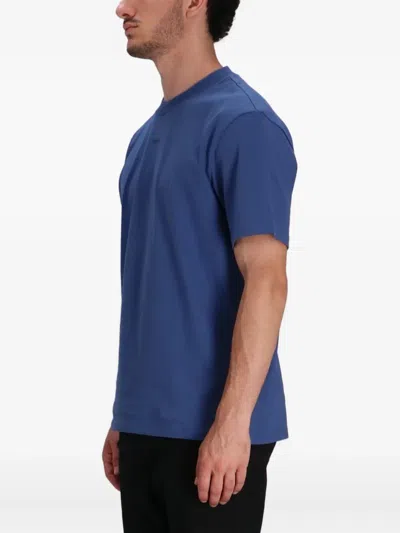 Hugo Boss T-shirt Mit Logo-print In Blue