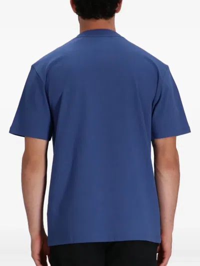 Hugo Boss T-shirt Mit Logo-print In Blue