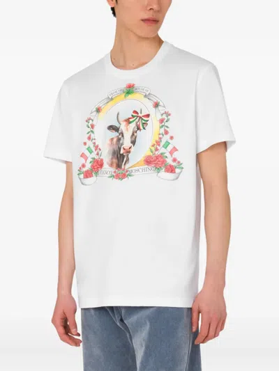 Moschino Organic Cotton Jersey T-shirt Archive