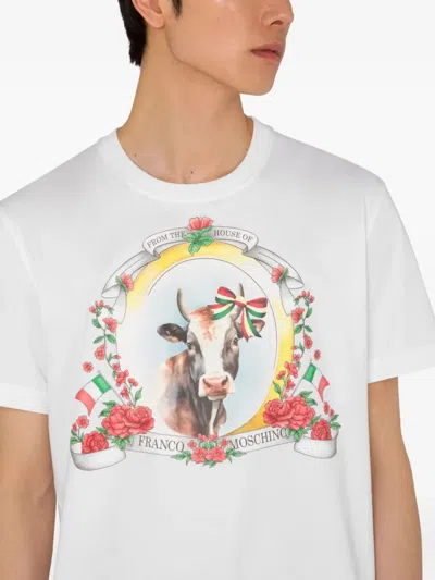 Moschino Organic Cotton Jersey T-shirt Archive