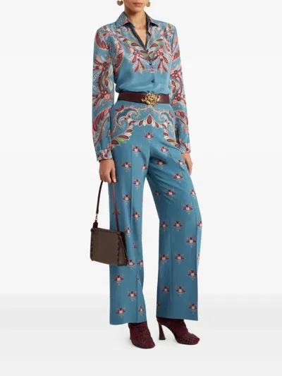 Etro Paisley-print Silk Shirt