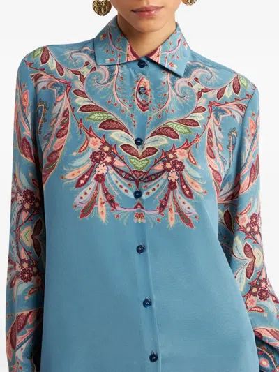 Etro Paisley-print Silk Shirt