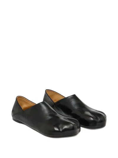 Jw Anderson Paw Leather Loafers In Black