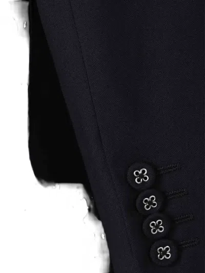 Officine Generale Wool Single-breasted Blazer In Black